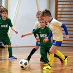 VIDEO: Čimelickou tělocvičnu zaplnili nejmenší fotbalisté, nechyběl ani Mikuláš s čerty