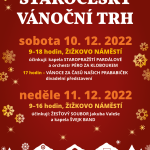 Historické centrum Tábora žije v sobotu i v neděli staročeským vánočním trhem