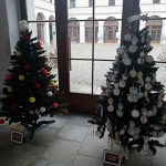 Muzeum fotografie v Jindřichově Hradci zdobí vánoční stromky od místních školáků