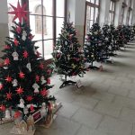 Muzeum fotografie v Jindřichově Hradci zdobí vánoční stromky od místních školáků