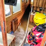 Na Orlické nádrži se potápěly v posledních dnech dva hausbóty