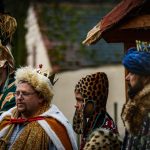 Na Štěpána viděli lidé v Blatné živý betlém