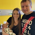 Ve strakonické porodnici přivítali „štědrovečerního Ježíška“ – Lukáška Kordíka z Vimperku