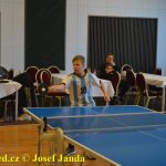 VIDEO: Vánoční turnaj v Táboře ve stolním tenisu vyhrál Alan Mačor. Nejlepší žena brala bronz