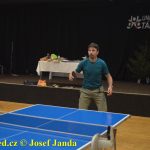VIDEO: Vánoční turnaj v Táboře ve stolním tenisu vyhrál Alan Mačor. Nejlepší žena brala bronz