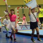 VIDEO: Sokolská akademie napěchovala sportovní halu. Oživení přinesla živá kapela Prvoci