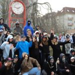 Na náměstí Tomáše Bati v Sezimově Ústí se odehrál tradiční masopust