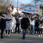 Na náměstí Tomáše Bati v Sezimově Ústí se odehrál tradiční masopust
