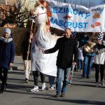 Na náměstí Tomáše Bati v Sezimově Ústí se odehrál tradiční masopust