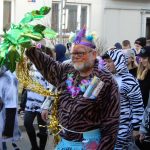 Na náměstí Tomáše Bati v Sezimově Ústí se odehrál tradiční masopust