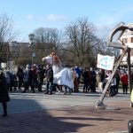 Na náměstí Tomáše Bati v Sezimově Ústí se odehrál tradiční masopust