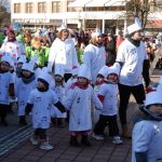 Na náměstí Tomáše Bati v Sezimově Ústí se odehrál tradiční masopust