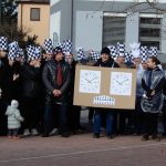 Na náměstí Tomáše Bati v Sezimově Ústí se odehrál tradiční masopust