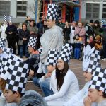 Na náměstí Tomáše Bati v Sezimově Ústí se odehrál tradiční masopust