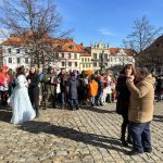 Masopustní průvod masek roztančil centrum Prachatic