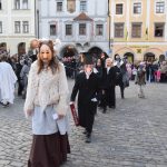 Českým Krumlovem prošlo přes sedmdesát masopustních masek