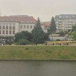 Silný vítr doprovázející bouřku v Písku zničil velkou část výstavy u kulturního domu