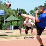 VIDEO: Jednadvacátý ročník nohejbalového turnaje se v Záhoří hrál na novém hřišti