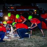 Sud piva pro vítěze noční soutěže hasičů v Miroticích odvezla Sudoměř