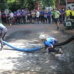 Hasiči změřili v protivínském pivovaru síly v útocích i v pivní štafetě. Účast byla rekordní