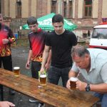 Hasiči změřili v protivínském pivovaru síly v útocích i v pivní štafetě. Účast byla rekordní
