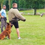 Sportovní víkend v Hrazánkách se vydařil. V neděli cvičili na hřišti také psi