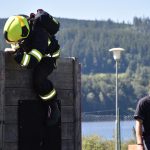 Ve Frymburku u Lipna závodí železní hasiči