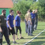 Ve Slabčicích vytáhli hasiči do soutěže se starými stříkačkami