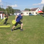 Ve Slabčicích vytáhli hasiči do soutěže se starými stříkačkami