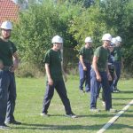 Ve Slabčicích vytáhli hasiči do soutěže se starými stříkačkami