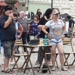 Táboráci si přišli poslechnout muziku a přispívali na plnění přání nemocným dětem