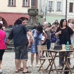 Táboráci si přišli poslechnout muziku a přispívali na plnění přání nemocným dětem
