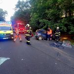 Ranní tragická nehoda u Lejčkova očima hasičů
