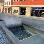 Na Havlíčkově náměstí v Písku osvěží kolemjdoucí nové mlžítko