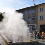 Na Havlíčkově náměstí v Písku osvěží kolemjdoucí nové mlžítko