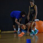 Basketbalistky měly na soustředění v Písku pestrý tréninkový program