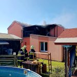 V Radosticích na Českobudějovicku hoří rodinný dům