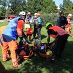 Záchranáři, policisté a hasiči cvičili ve Strakonicích záchranu lidí z vody