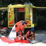 Záchranáři, policisté a hasiči cvičili ve Strakonicích záchranu lidí z vody