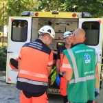 Záchranáři, policisté a hasiči cvičili ve Strakonicích záchranu lidí z vody