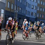 Adam Ťoupalík v první etapě silničního závodu Okolo jižních Čech na stupních vítězů