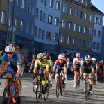 Adam Ťoupalík v první etapě silničního závodu Okolo jižních Čech na stupních vítězů