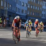 Adam Ťoupalík v první etapě silničního závodu Okolo jižních Čech na stupních vítězů