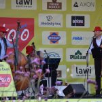 Adam Ťoupalík v první etapě silničního závodu Okolo jižních Čech na stupních vítězů