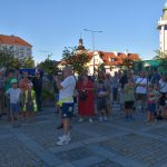 Adam Ťoupalík v první etapě silničního závodu Okolo jižních Čech na stupních vítězů