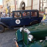 Mezinárodní rallye historických vozidel měla v sobotu zastávku v Třeboni