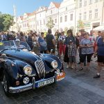 Mezinárodní rallye historických vozidel měla v sobotu zastávku v Třeboni