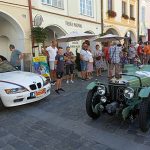 Mezinárodní rallye historických vozidel měla v sobotu zastávku v Třeboni