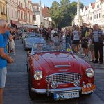 Mezinárodní rallye historických vozidel měla v sobotu zastávku v Třeboni