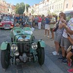 Mezinárodní rallye historických vozidel měla v sobotu zastávku v Třeboni